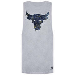 Under Armour Project Rock Mens Grey Brahma Tank Top