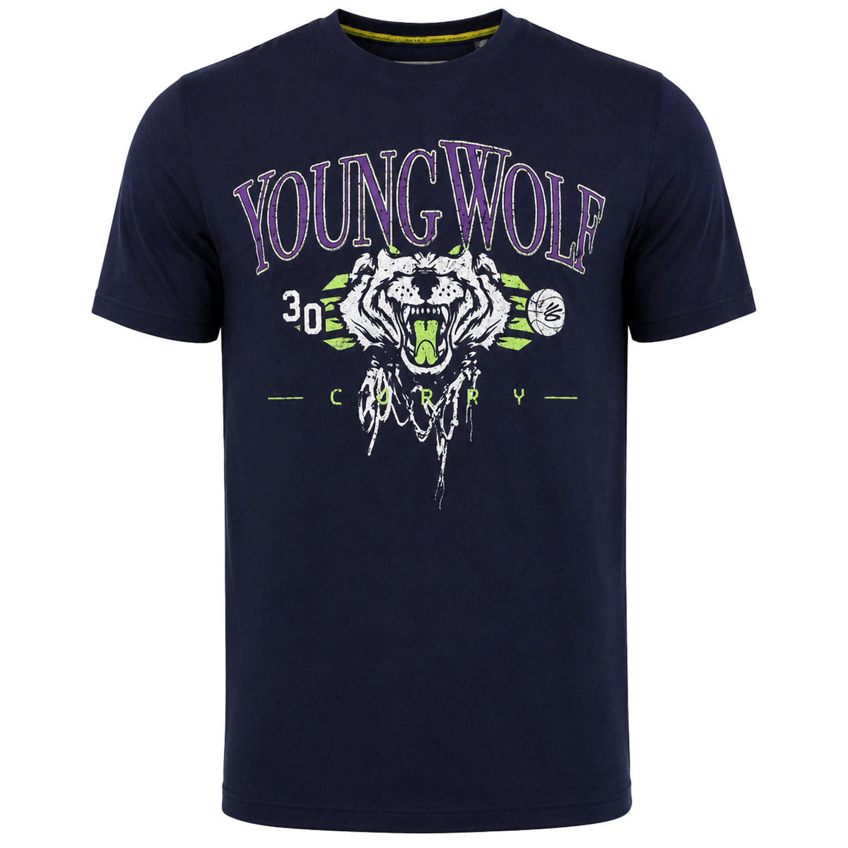 Under Armour x Curry Young Wolf Mens Navy T-Shirt
