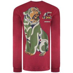 Nicce Grizzly Mens Red Top