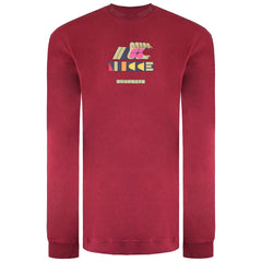 Nicce Grizzly Mens Red Top