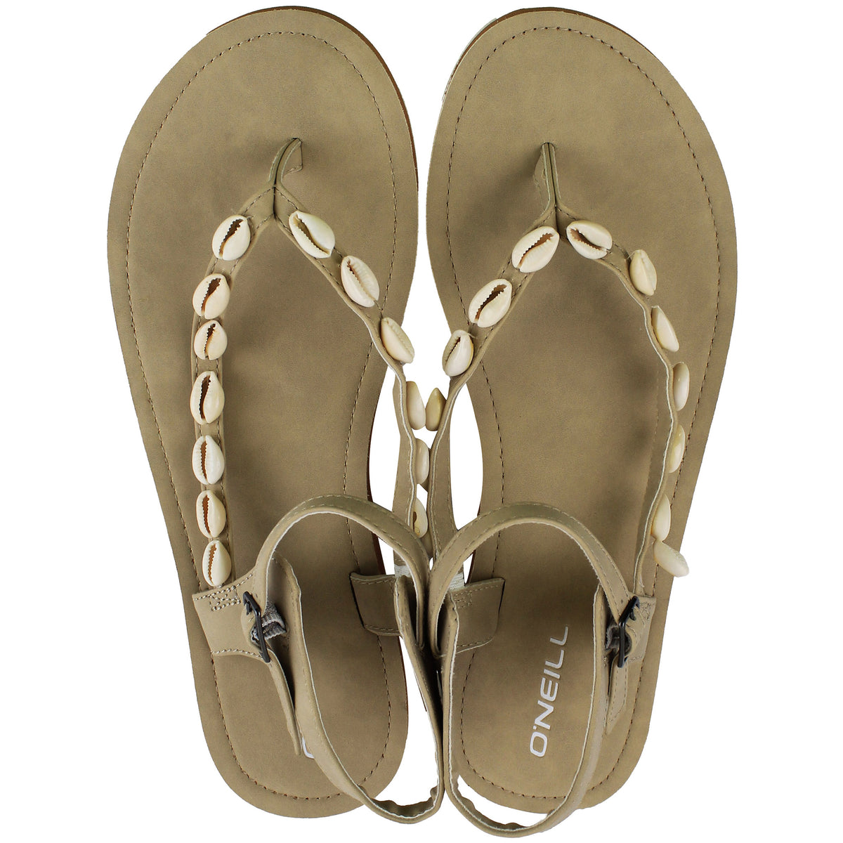 O'Neill Batida Shell Womens Beige Sandals