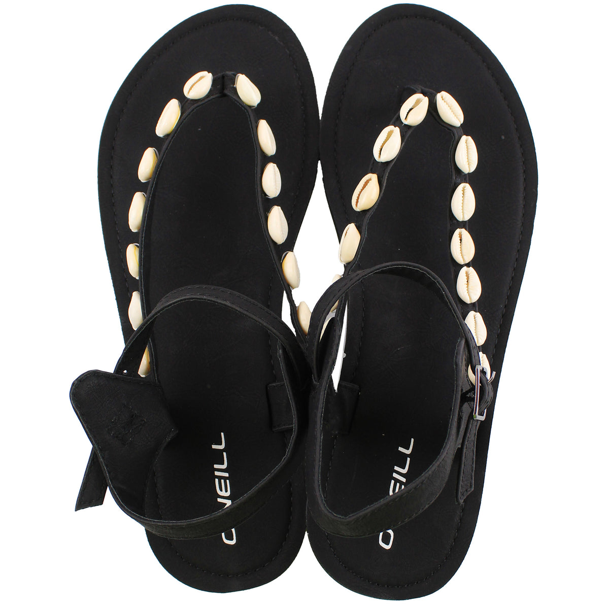 O'Neill Batida Shell Womens Black Sandals