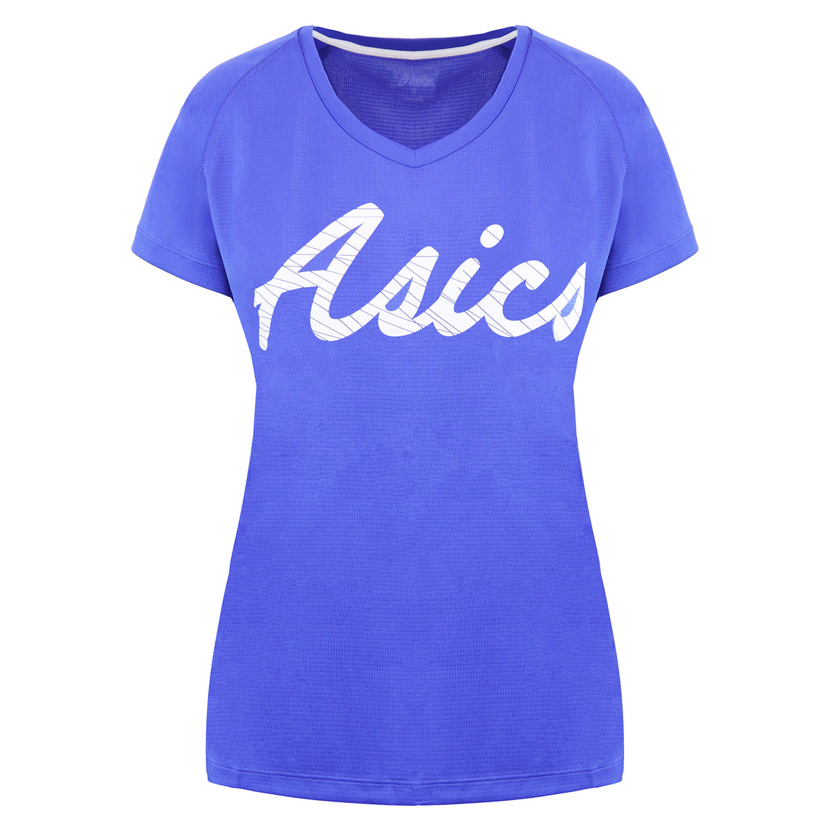 Asics Logo Womens Blue T-Shirt