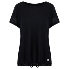 Asics Logo Womens Black T-Shirt