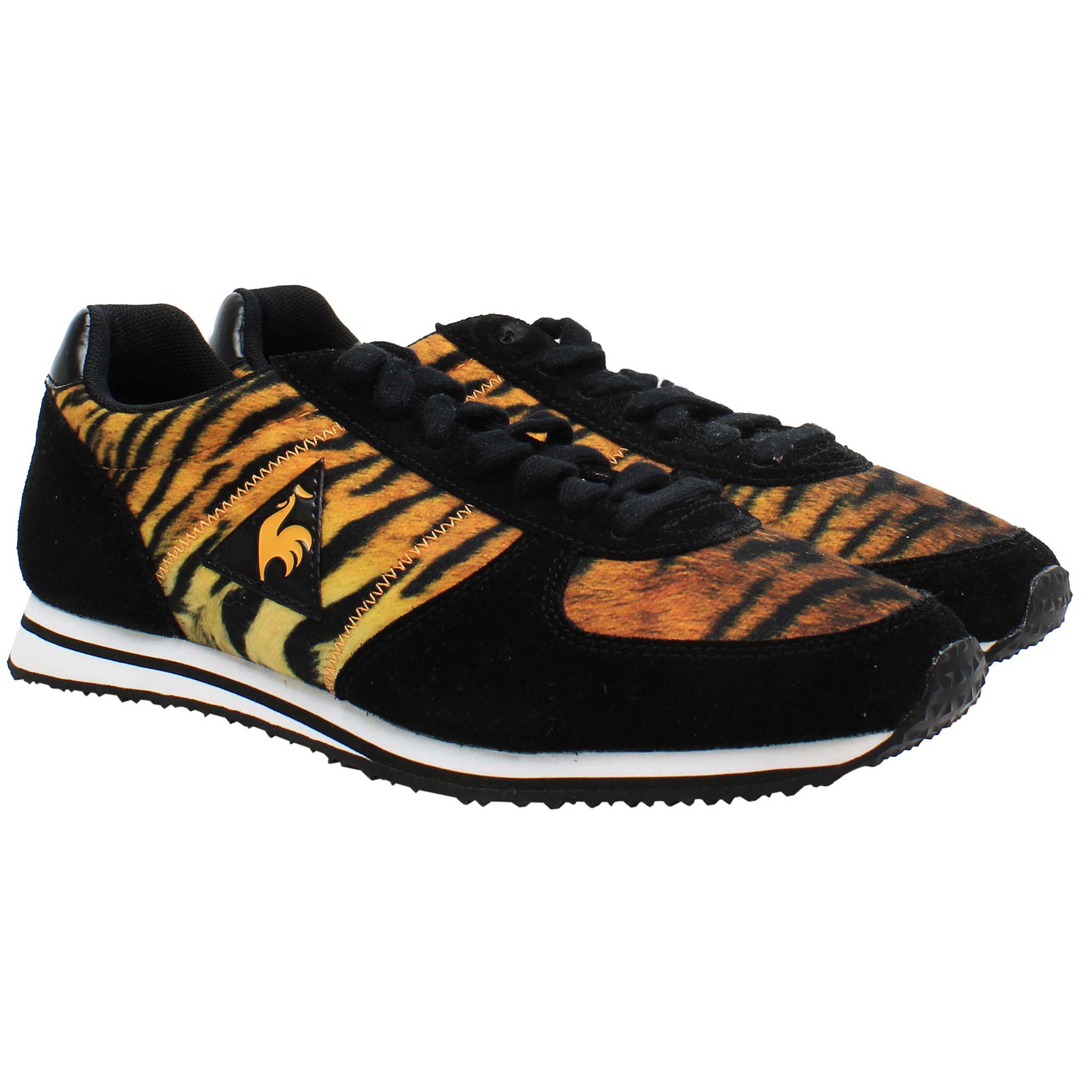 Le Coq Sportif Bolivar Tiger Womens Black/Brown Trainers