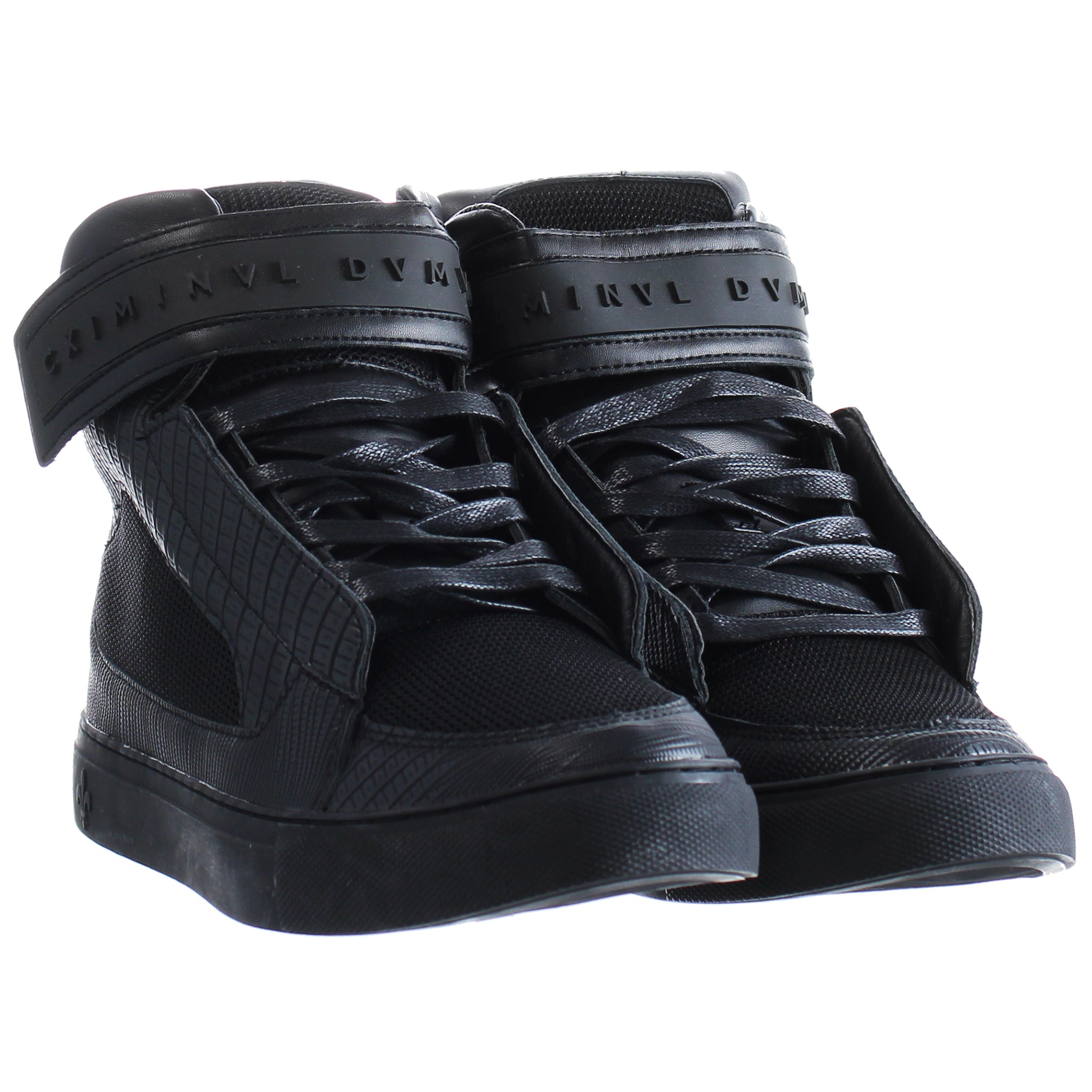 Criminal Damage Bronx Mens Black Trainers