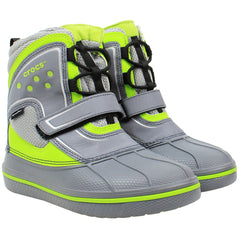 Crocs AllCast Duck Kids Grey/Green Boots