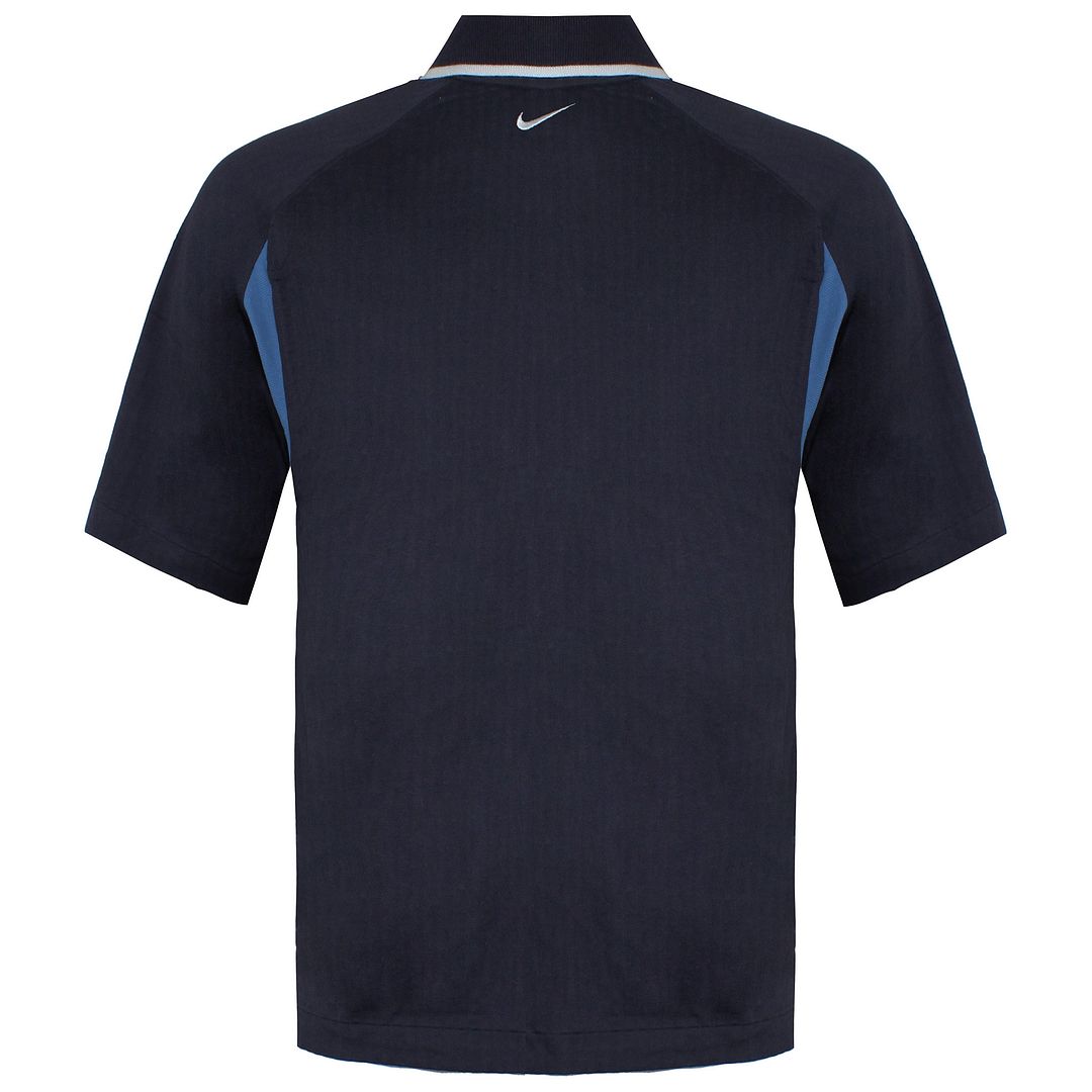 Nike Swoosh Mens Navy Blue Polo Shirt