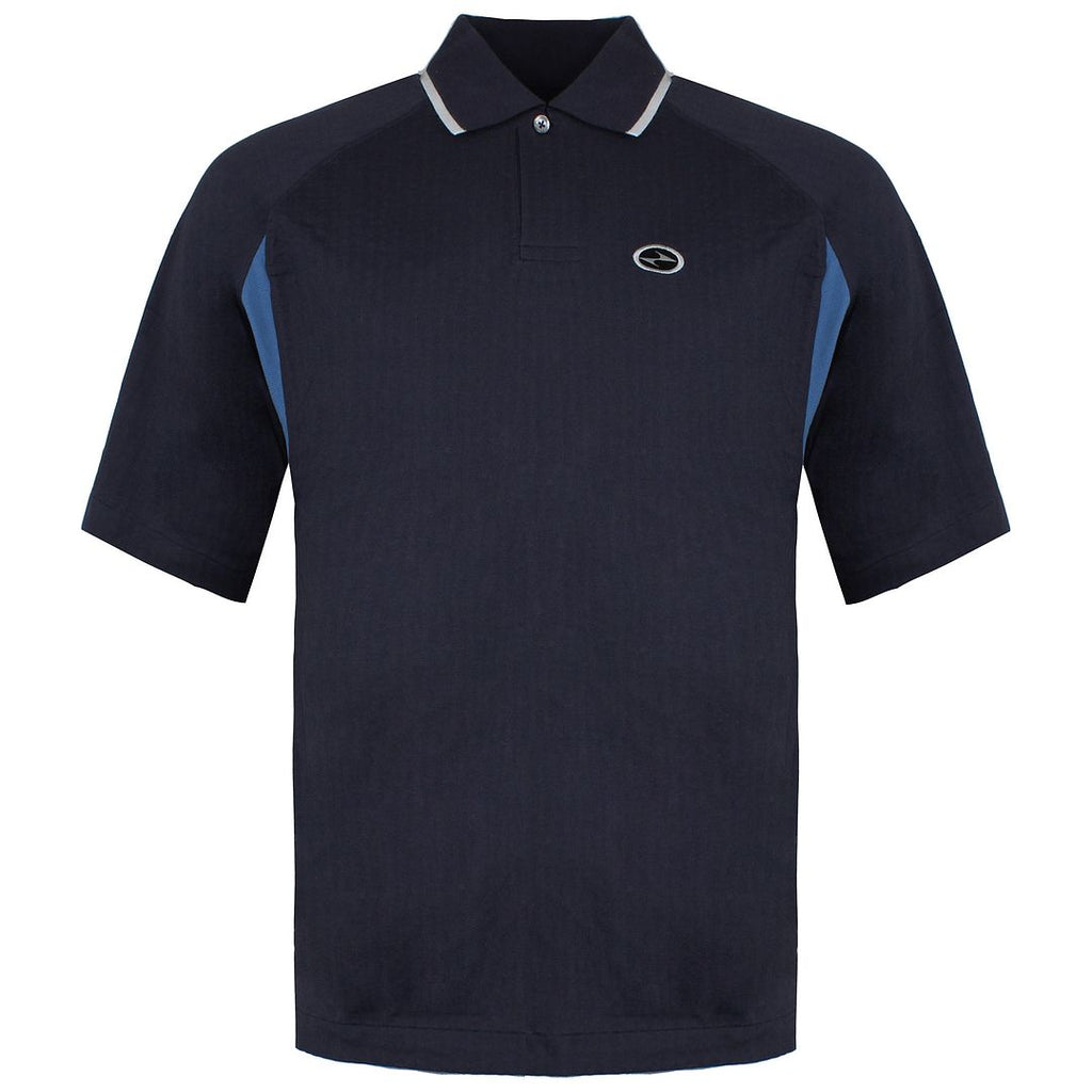 Nike Swoosh Mens Navy Blue Polo Shirt