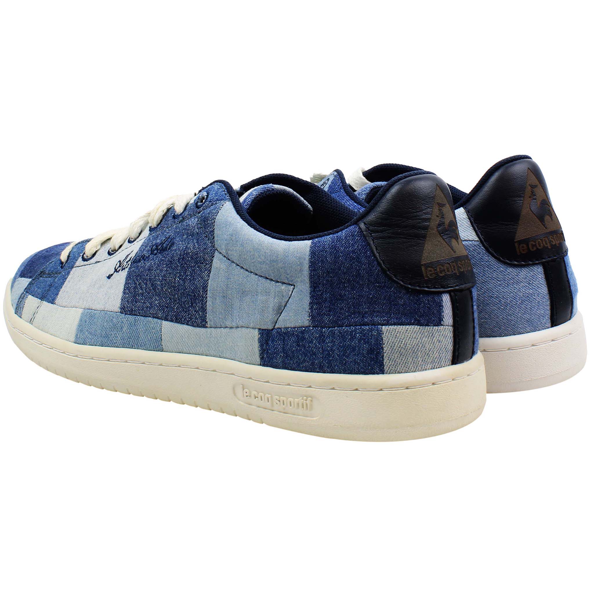 Le Coq Sportif Arthur Ashe De Nimes Mens Blue Trainers