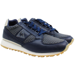 Le Coq Sportif Eclat Houndstooth Mens Navy Trainers