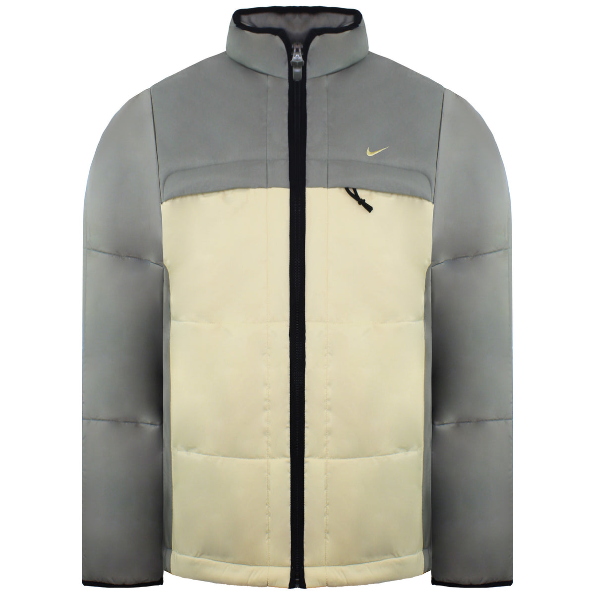 Nike Logo Mens Beige Padded Jacket