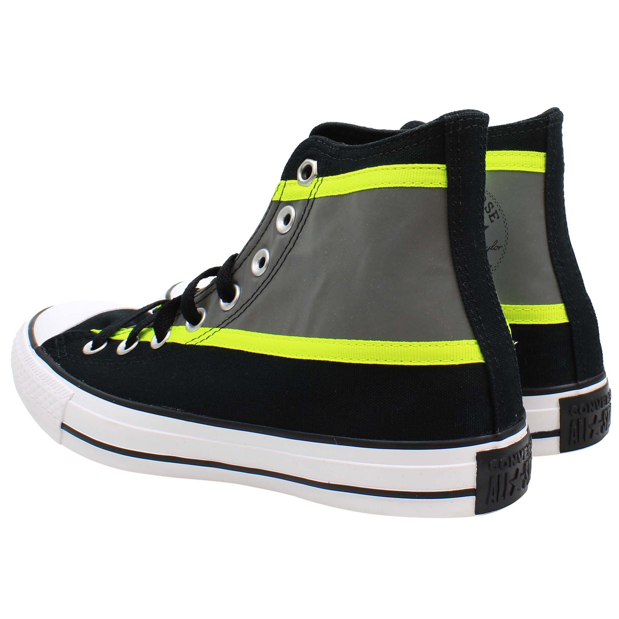 Converse Hi-Vis Mens Black Plimsolls