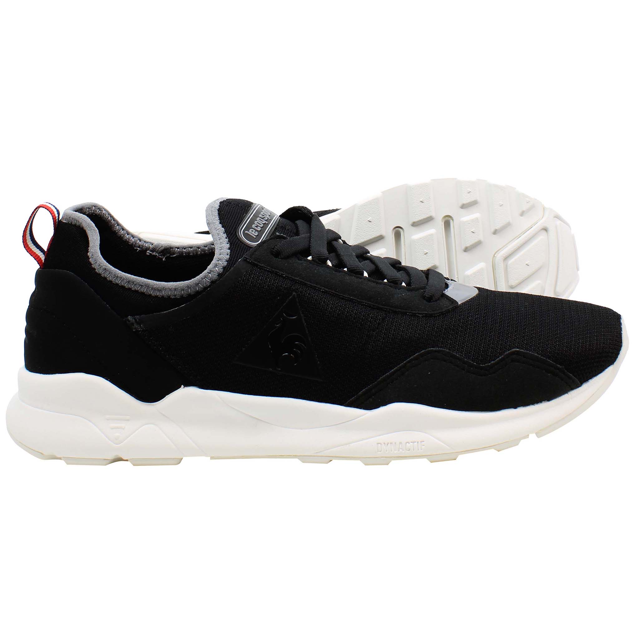 Le Coq Sportif LCSR XX Mesh Mens Black Trainers