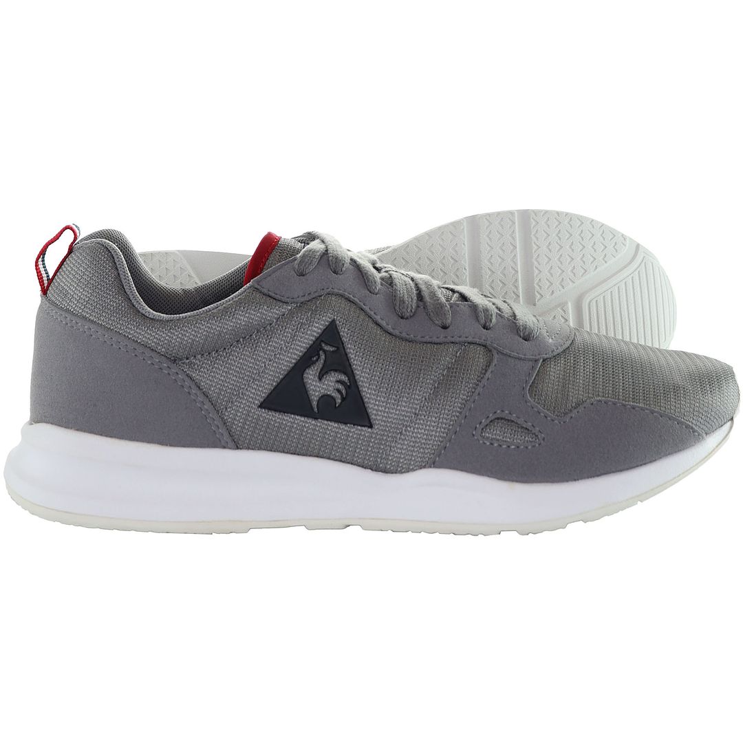 Le Coq Sportif LCS R600 Mesh Mens Grey Trainers