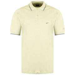 Nike Logo Mens Beige Polo Shirt