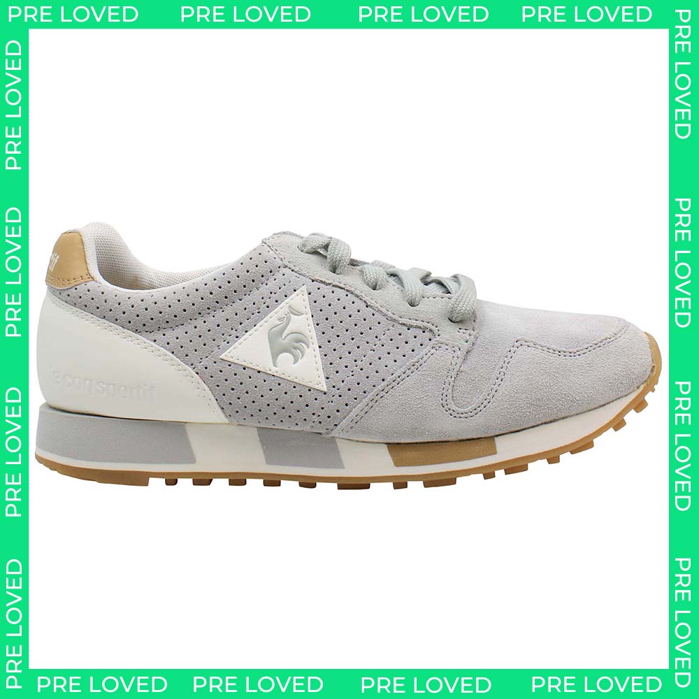 Le Coq Sportif Omega Premium Mens Grey Trainers NO BOX