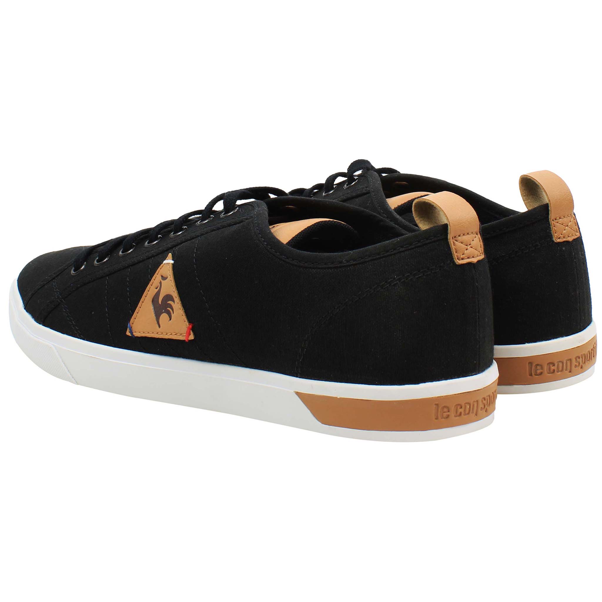 Le Coq Sportif Ares CVS/Lea Mens Black Plimsolls