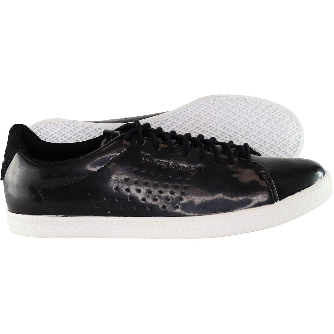 Le Coq Sportif Charline Coated S Womens Black Trainers