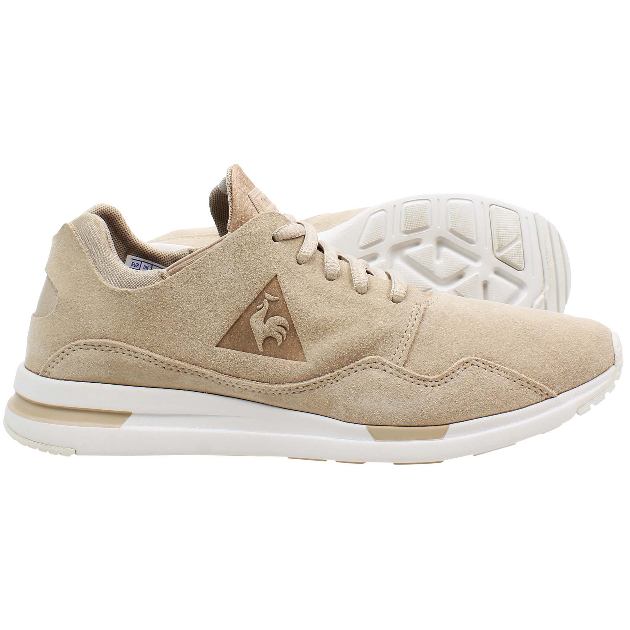 Le Coq Sportif LCS R Pure Metallic Womens Beige Trainers