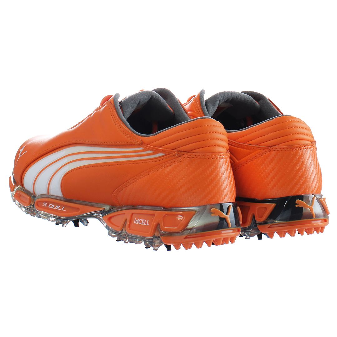 Puma Super Cell Funsion Ice Golf Orange Mens Shoes