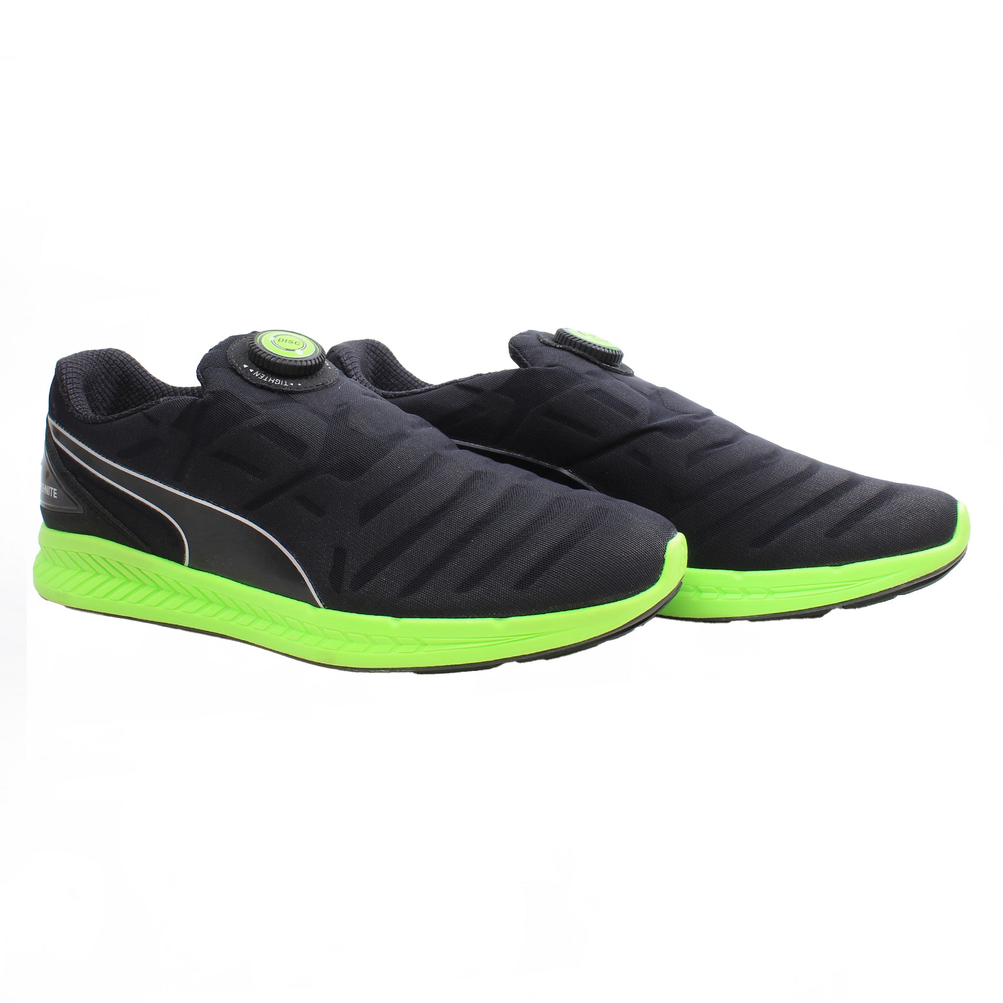 Puma Ignite Disc Mens Black Running Shoes NO BOX