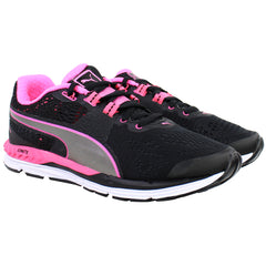 Puma Speed 600 Ignite Womens Black/Pink Running Shoes