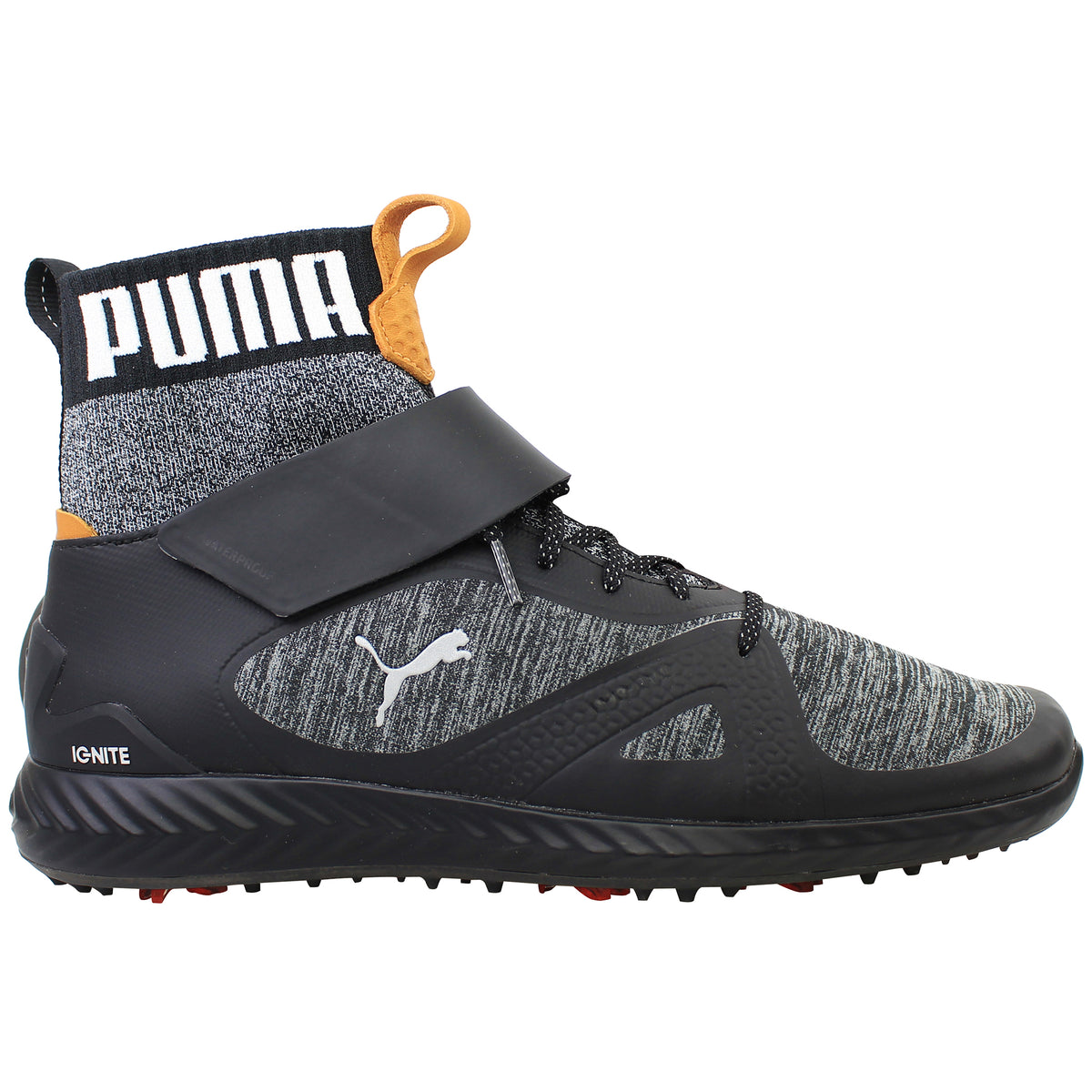 Puma Ignite Power Adapt Mens Black Golf Shoes