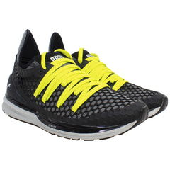 Puma Ignite Limitless Netfit Mens Black Running Shoes