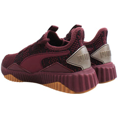 Puma Defy Luxe Womens Burgundy Trainers