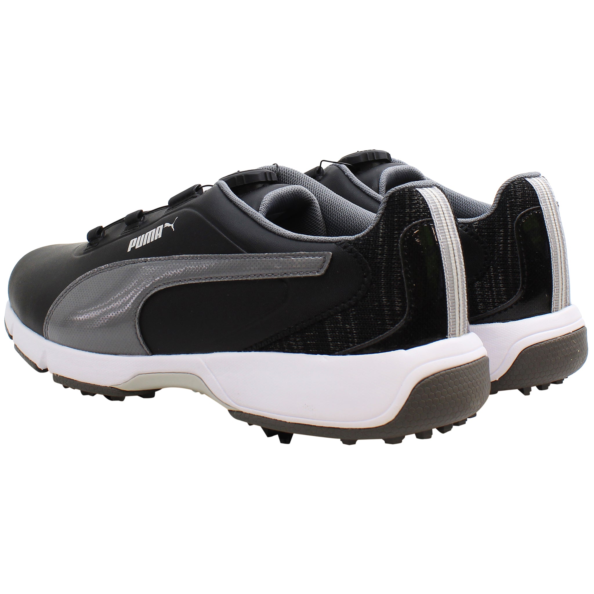 Puma Drive Fusion Mens Black Golf Shoes