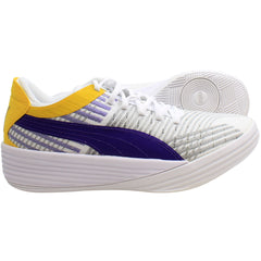 Puma Clyde All-Pro Coast 2 Lakers Mens White/Grey Trainers