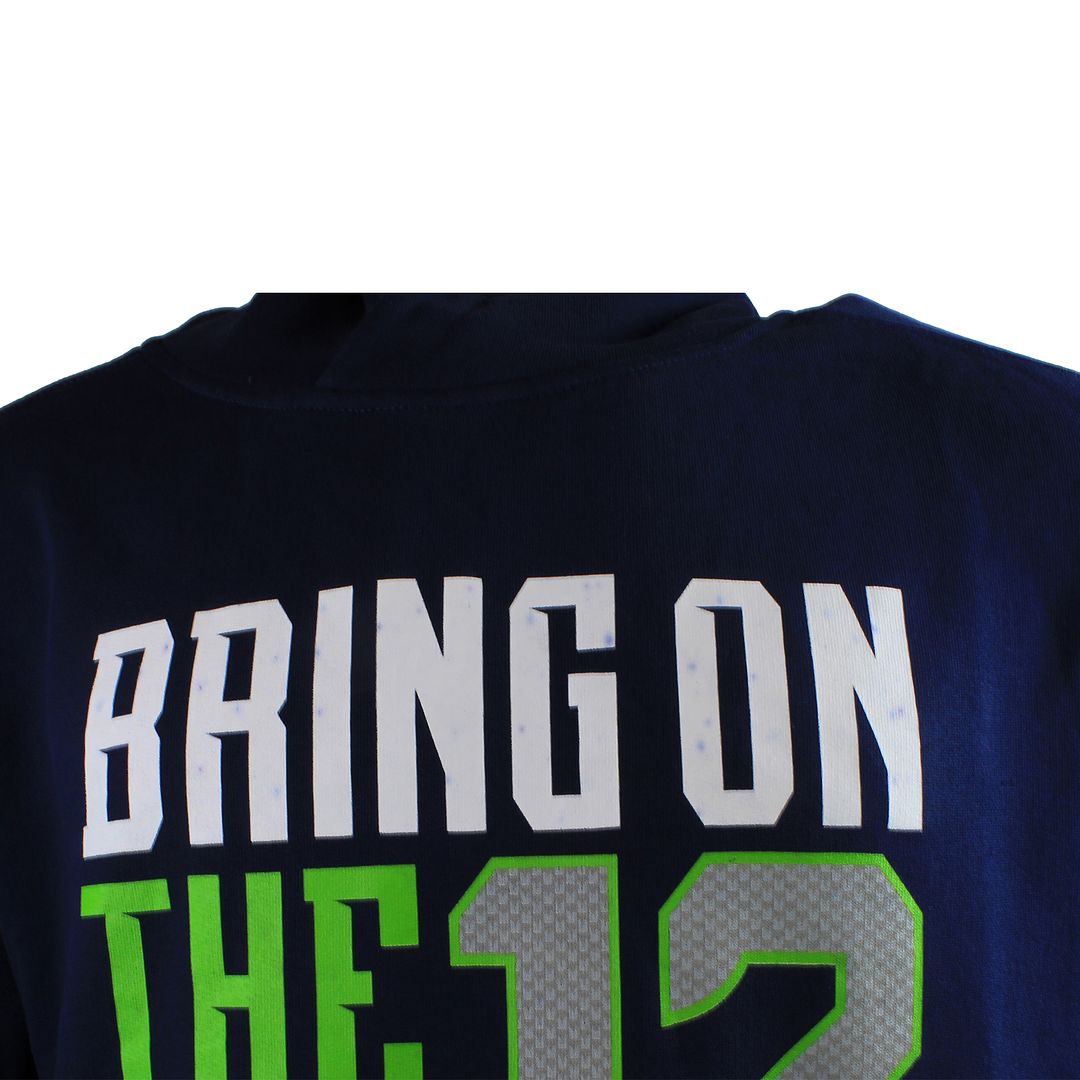 Fanatics NFL Seattle Seahawks Bring On The 12 Hoodie - Dirty Marks