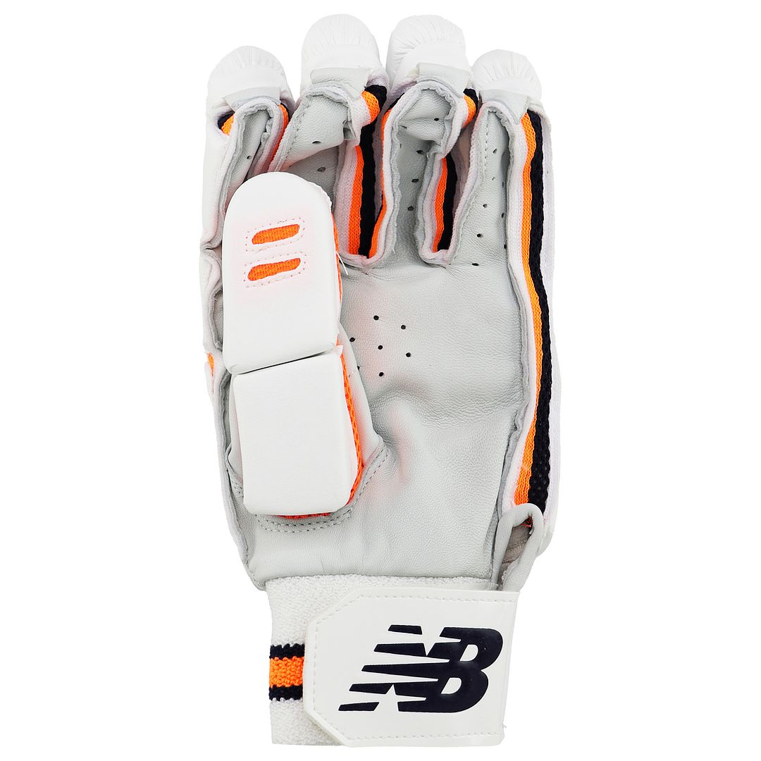 New Balance DC Pro Kids Youth White Cricket Batting Gloves