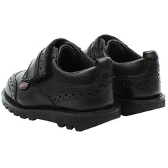 Kickers Kymbo Brogue Kids Black Shoes