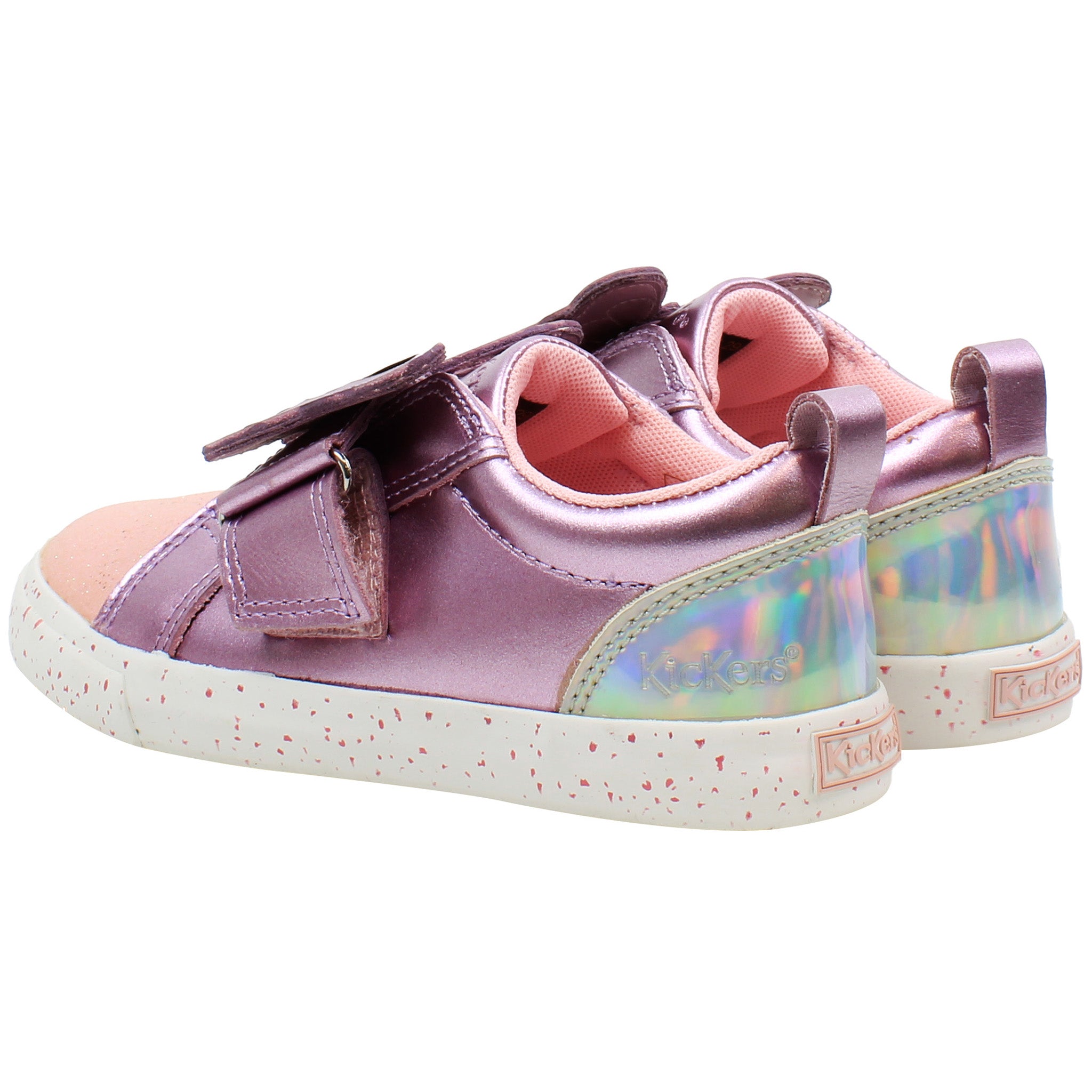 Kickers Towni Faerie Kids Pink Plimsolls