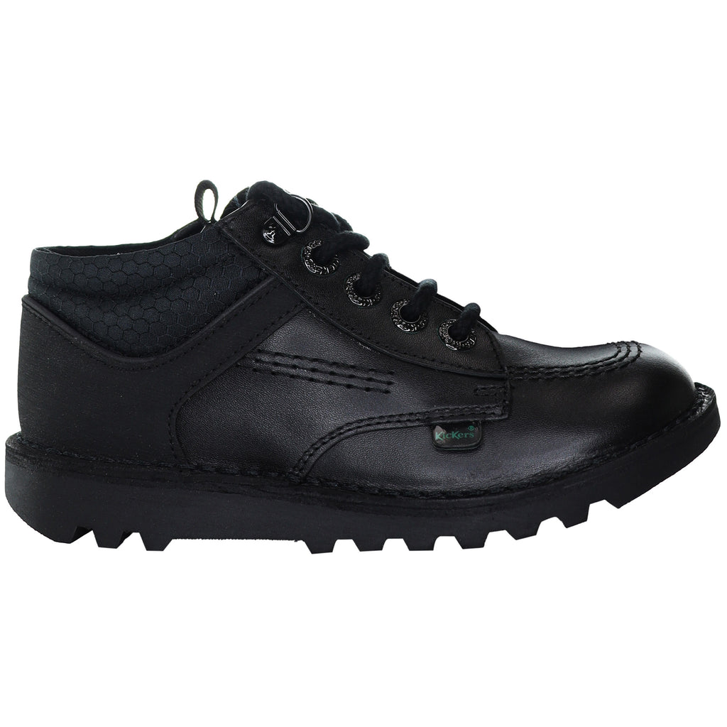 Kickers Lo Flex Kids Black Shoes