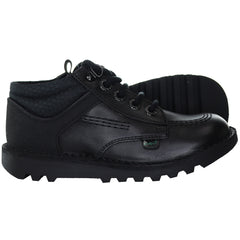 Kickers Lo Flex Kids Black Shoes