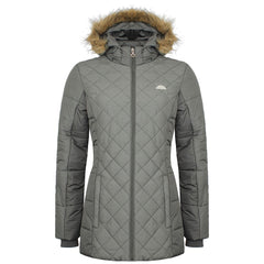 Ellesse Womens Dark Grey Hooded Coat