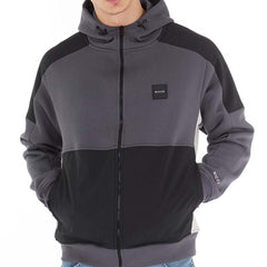 Nicce District Mens Black/Grey Track Jacket