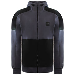 Nicce District Mens Black/Grey Track Jacket