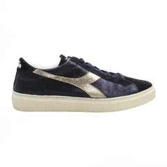 Diadora Montecarlo Glitter  Womens Navy Trainers NO BOX