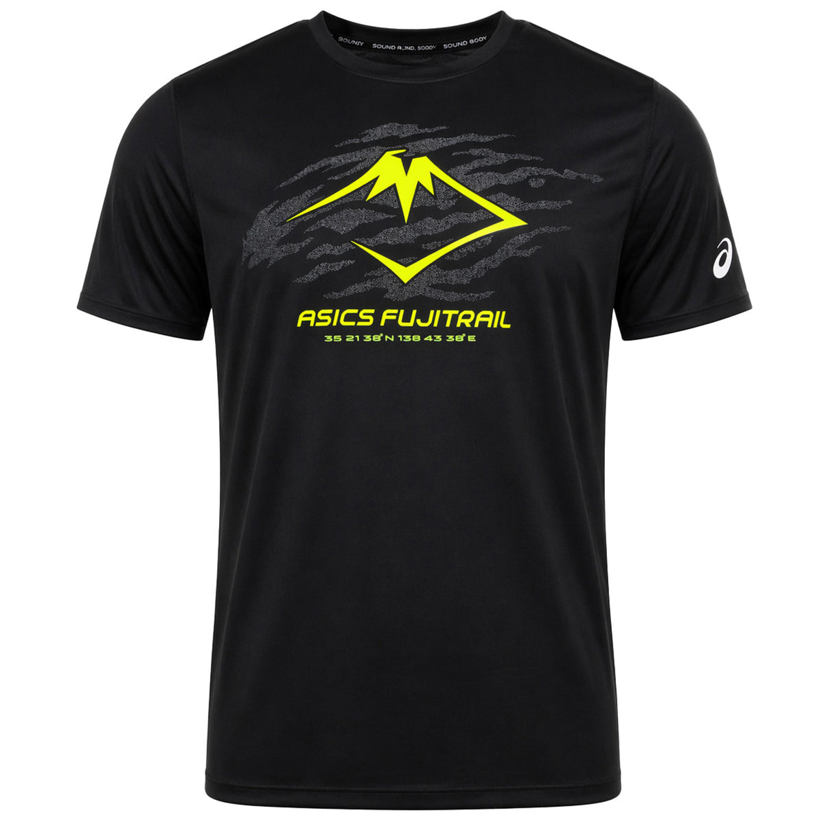 Asics Fujitrail Logo Mens Black T-Shirt