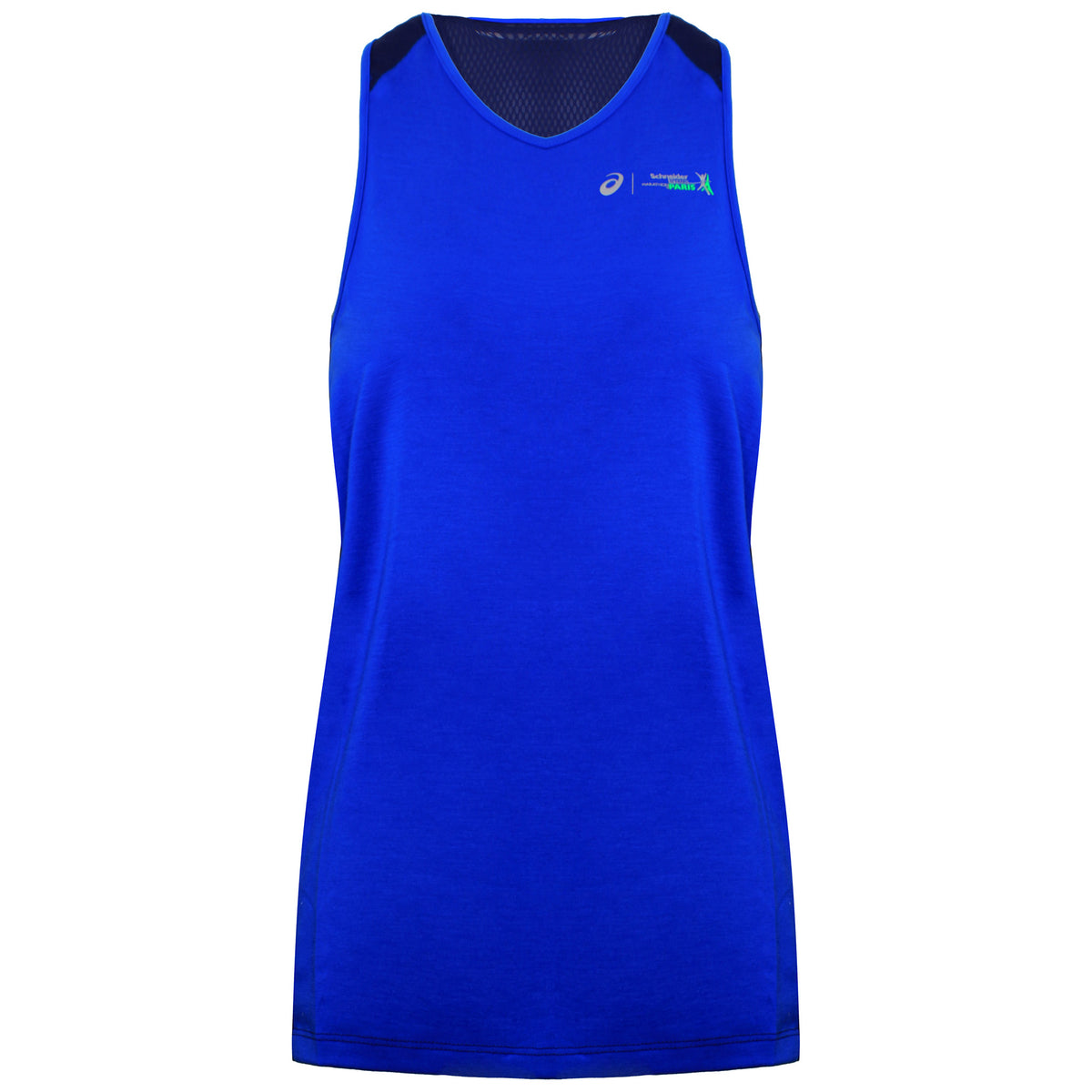 Asics Paris Womens Blue Tank Top