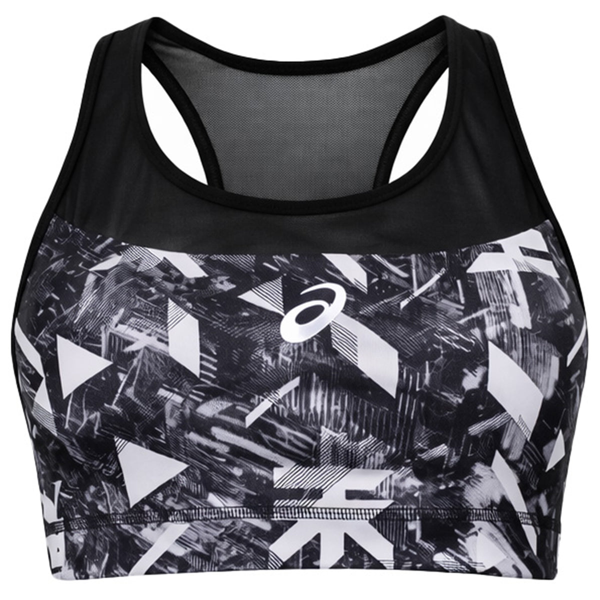 Asics Future Tokyo AOP Womens Black/White Sports Bra