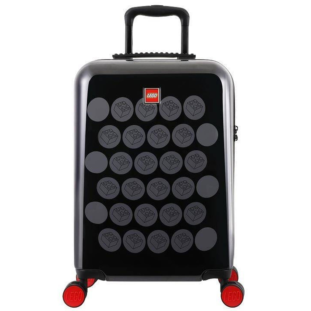 Lego 40L ColourBox Brick Dots Black/Grey Cabin Suitcase