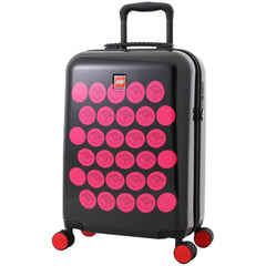 Lego 100L ColourBox Brick Dots Black/Pink Suitcase