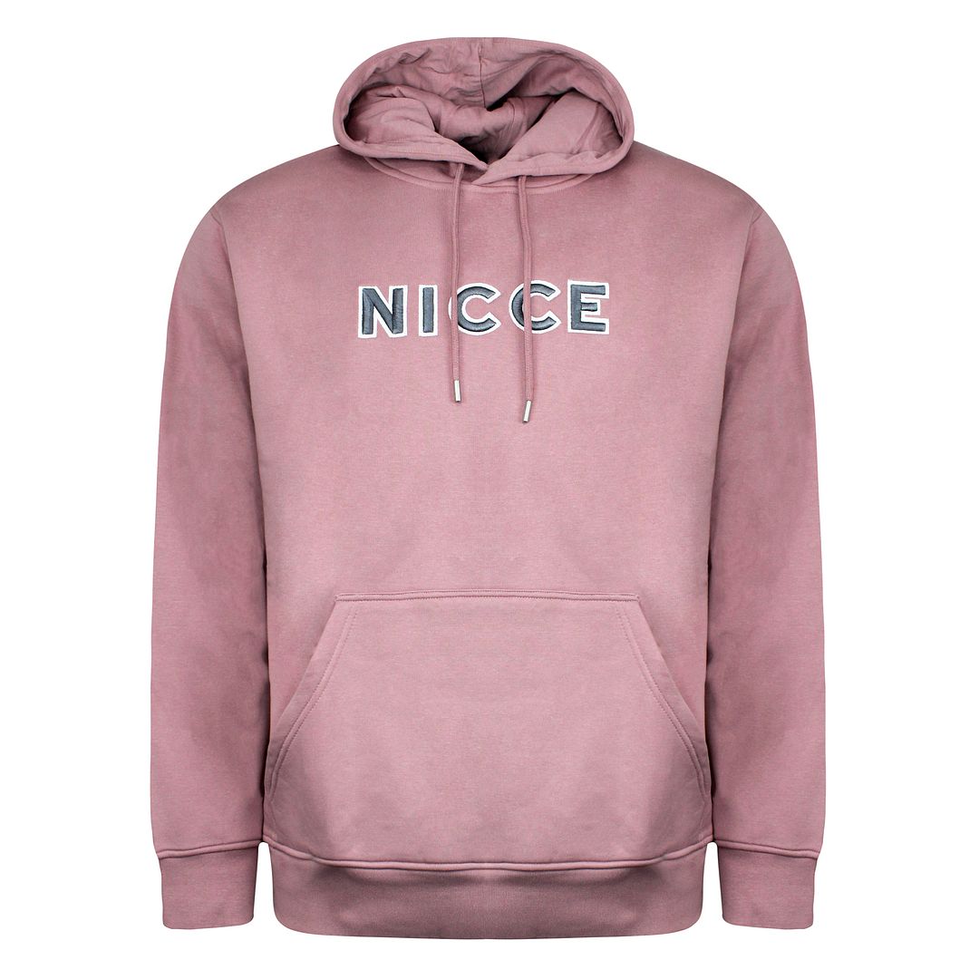 Nicce Truman Mens Pink Hoodie