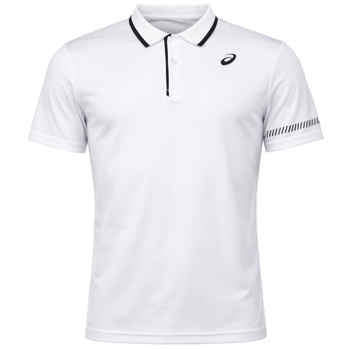 Asics Court Mens White Tennis Polo Shirt