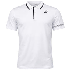 Asics Court Mens White Tennis Polo Shirt